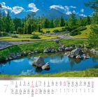 Nástenný kalendár Tatry štvorec 2025