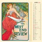 Nástenný kalendár Alfons Mucha štvorec 2025