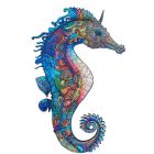 Drevené puzzle Hippocampus Japonicus A4