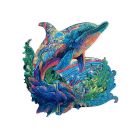 Drevené puzzle Delfín A3