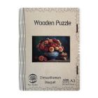 Drevené puzzle Chrysanthemum Bouquet A3