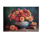 Drevené puzzle Chrysanthemum Bouquet A3