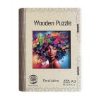 Drevené puzzle Floral Latina A3