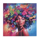 Drevené puzzle Floral Latina A3
