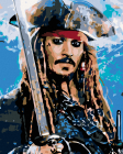 Maľovanie podľa čísel Jack Sparrow 40x50cm Zuty