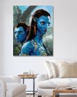 Maľovanie podľa čísel Avatar: Jake a Neytiri 40x50cm Zuty