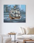 Maľovanie podľa čísel Plachetnica na mori 2 40x50cm Zuty