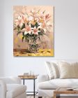 Maľovanie podľa čísel Ľalia vo váze 40x50cm Zuty