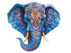 RECENTTOYS Drevené puzzle - Slon