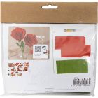Mini kreatívna sada Krepový papier – Ruže