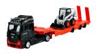 Bburago 1:43 Kamion Construction MB Actros Gigaspace / Bobcat Loader