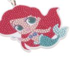 Prívesok na tašku Ariel Disney vykladanie z diamantov
