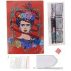 Plánovač Frida Kahlo vykladanie z diamantov