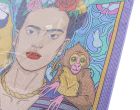 Obraz v lištách Frida Kahlo (40x50 cm) vykladanie z diamantov