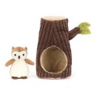 Lesná sova v kmeni plyšová hračka JELLYCAT