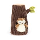 Lesná sova v kmeni plyšová hračka JELLYCAT