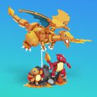 MEGA Pokémon evolučný set - Charmander Mattel