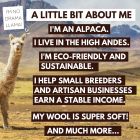 Plyšová hračka Alpaca MINI - VIOLET
