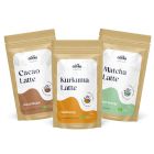 Nu3o Darčekové balenie Cacao latte, matcha latte, kurkuma latte
