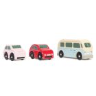 Set drevených autíčok Retro Metro