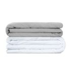 Záťažová prikrývka pre deti Balance, 90x120 cm, obliečka sivý plyš, 3kg