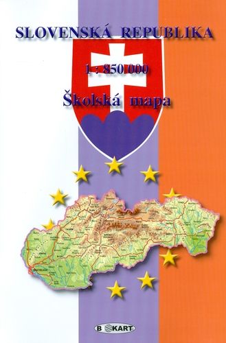 VGM SR 1:850 000 - školská mapa A4/A3