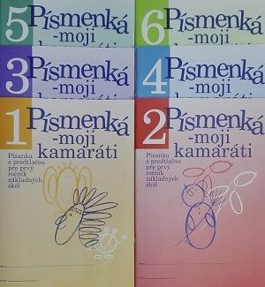 Písmenká - moji kamaráti (6 písaniek s predtlačou)