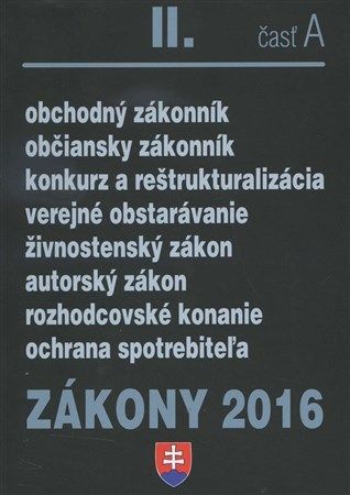 Zákony 2016 II A