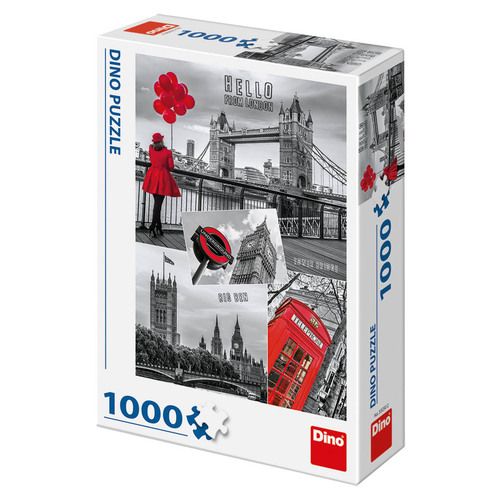 Puzzle Londýn koláž 1000 Dino