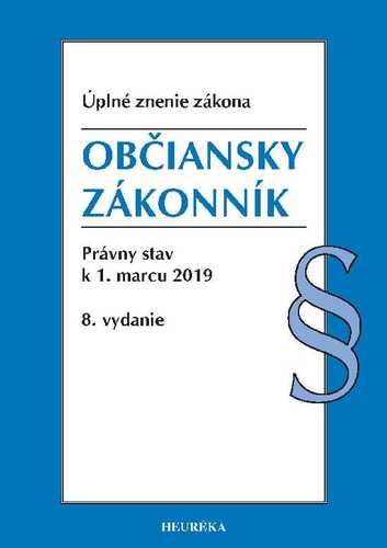 Občiansky zákonník Úzz 8. vydanie 2019