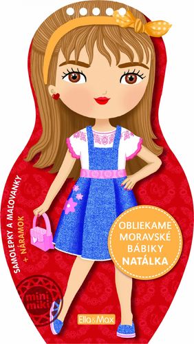 Obliekame moravské bábiky NATÁLKA – Maľovanky
