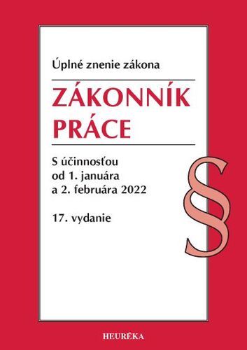 Zákonník práce Úzz, 17. vydanie 2022