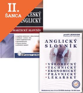Lacná kniha Anglicko-český, česko-anglický slovník + CD
