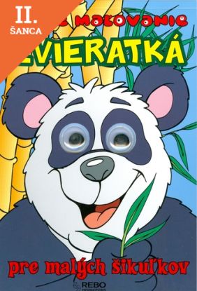 Lacná kniha Zvieratká - Okaté maľovanie