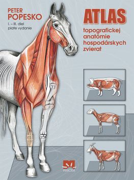 Atlas topografickej anatómie hospodárskych zvierat I. - III. diel