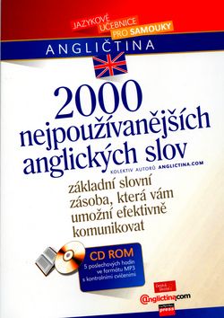 2000 nejpoužívanějších anglických slov + verze 1 CD v MP3 formátu