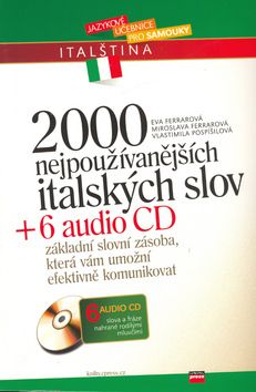 2000 nejpoužívanějších italských slov + 6 audio CD