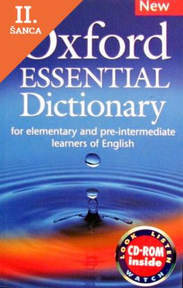 Lacná kniha Oxford Essential Dictionary + CD-ROM