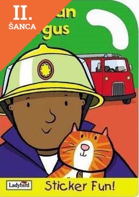 Lacná kniha Fireman Furgus Sticker Fun