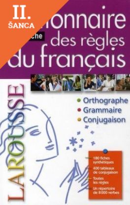 Lacná kniha Dictionaire des Regles du Francais