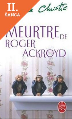 Lacná kniha Le Meurtre de Roger Ackroyd
