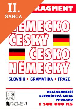 Lacná kniha Německo-český česko-německý slovník-gramatika-fráze