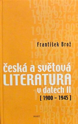 Česká a světová literatura v datech II. (1900-1945)