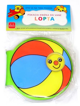 Pískacia knižka do vane - Lopta