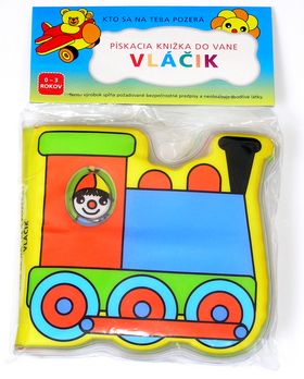 Pískacia knižka do vane - Vláčik