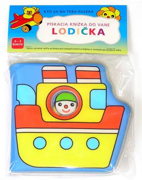 Pískacia knižka do vane - Lodička