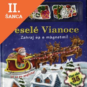Lacná kniha Veselé Vianoce - Zahraj sa s magnetmi!