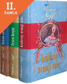 Lacná kniha Komplet - Krásna čarodějka, Prsten Borgiů, Královny nemají rohy