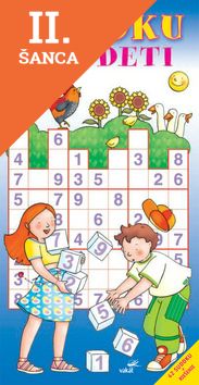 Lacná kniha Sudoku pre deti modrá