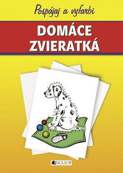 Domáce zvieratká – pospájaj a vyfarbi
